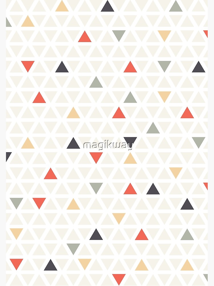 Geometrisches moderne Kunst Dreieck von magikway