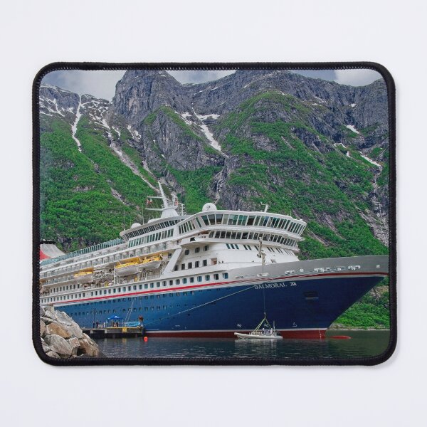 Item preview, MV Balmoral Cruise Ship in Eidfjord Norway designed and sold by Martyn R Arnold Fine Art Nature & Landscape Photography.