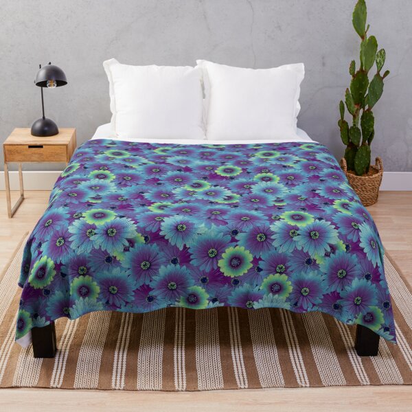 Item preview, African Daisy Repeat in Blue designed and sold by Booneb.