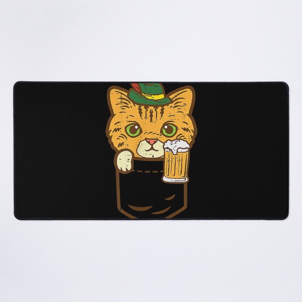 Item preview, Pocket cat oktoberfest hat bavarian kitten german designed and sold by MollieCooper98.