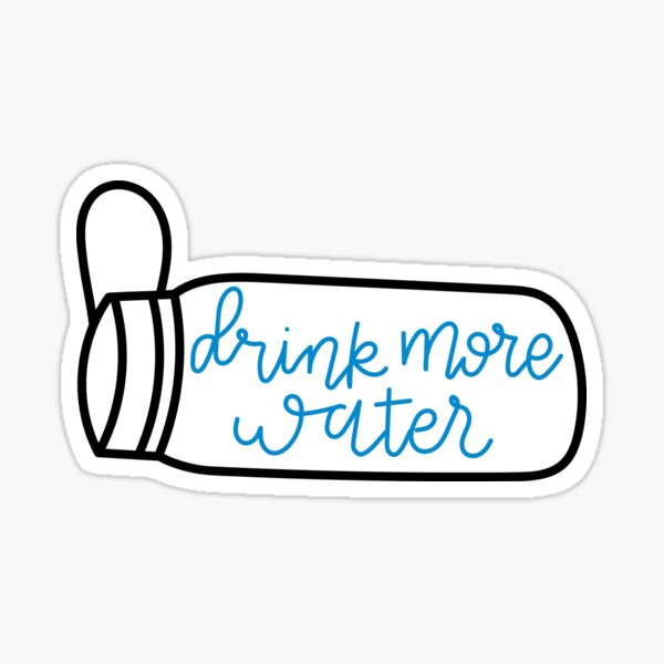 Frank Green Drink Bottle Drink More Water Sticker for Sale by  Dakotasdesigns