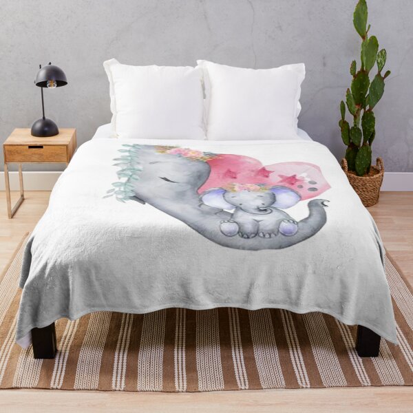 Item preview, Mother and Baby Elephant, Tender Mom and Baby designed and sold by Galadaan.