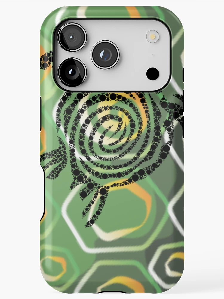 Thumbnail 1 of 4, iPhone Case, Turtle shell designed and sold by Rene-Martin.