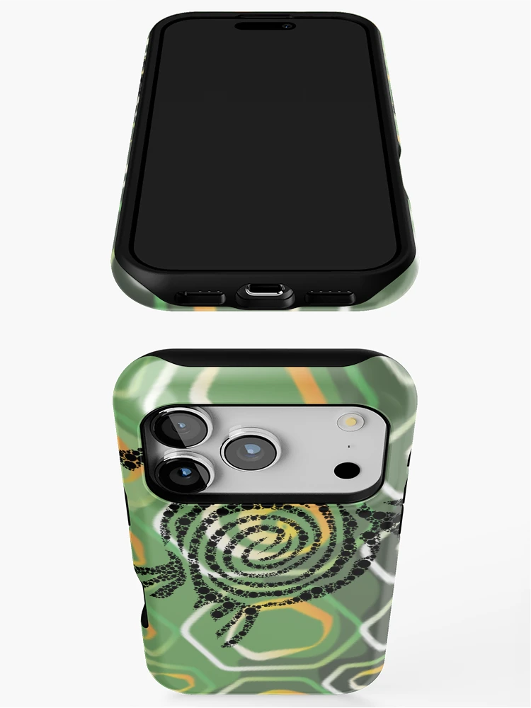 Thumbnail 3 of 4, iPhone Case, Turtle shell designed and sold by Rene-Martin.