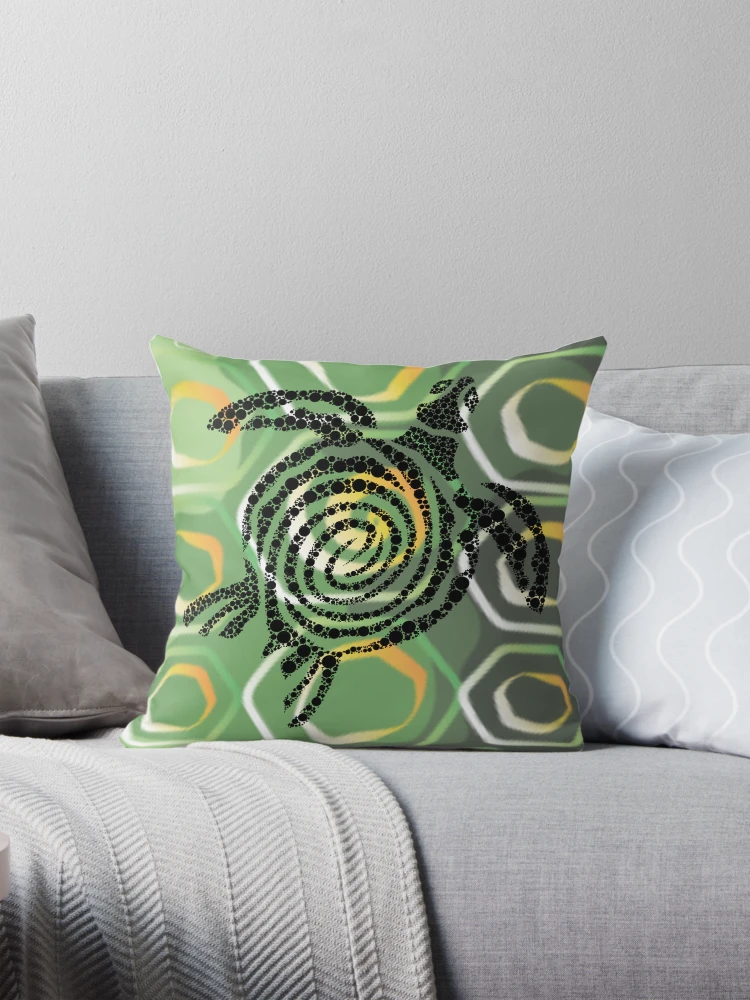 Thumbnail 1 of 4, Pillow, Turtle shell designed and sold by Rene-Martin.