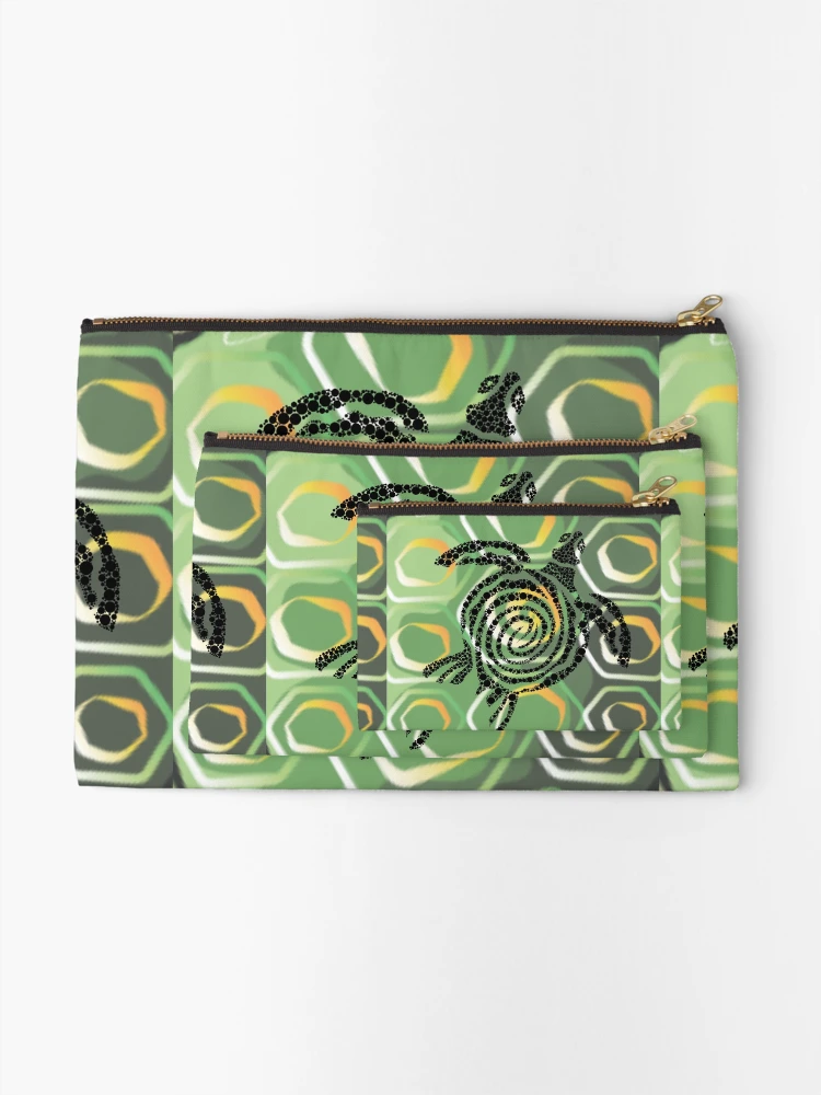 Thumbnail 2 of 4, Zipper Pouch, Turtle shell designed and sold by Rene-Martin.