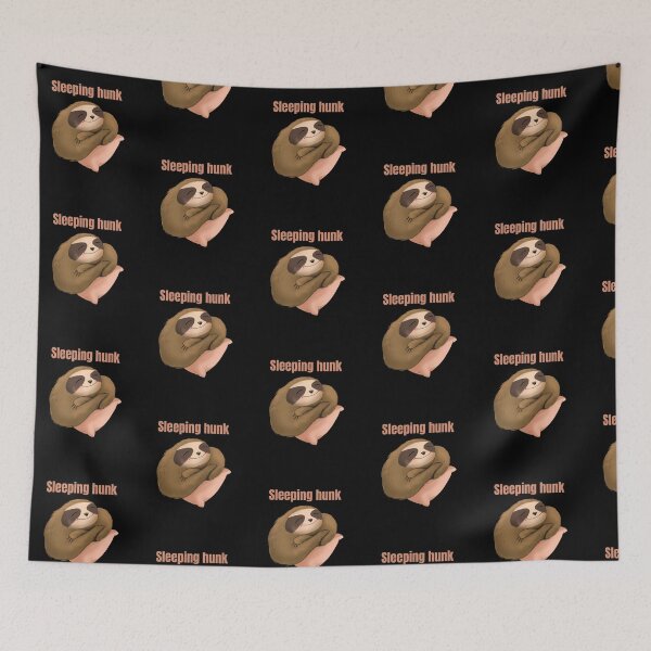 Item preview, sleeping hunk, Deep Sleeping, Sleeping Bat , sloth, Sloth Pile, Costa Rica Sloth, Sloth Zootopia designed and sold by GaliaTati.