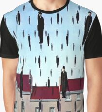 Golconda by René Magritte Graphic T-Shirt