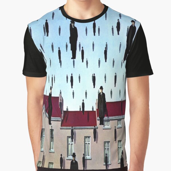 Golconda by René Magritte Graphic T-Shirt