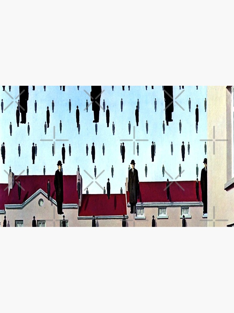 Golconda by René Magritte by LexBauer