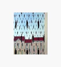 Golconda by René Magritte Art Board