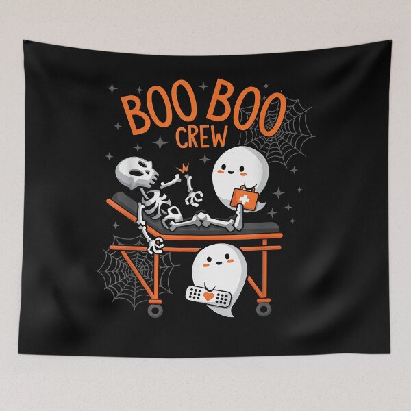 Item preview, Boo boo crew ghost doctor paramedic emt nurse halloween designed and sold by MarkMille76.