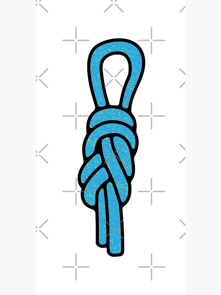 Double Figure Eight Climbing Knot Poster for Sale by maura41