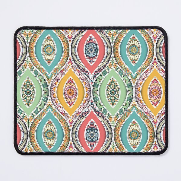 Item preview, ETHNIC COLORFUL DIEWALI PATRÓN Cojín y falda designed and sold by SoulWriter.