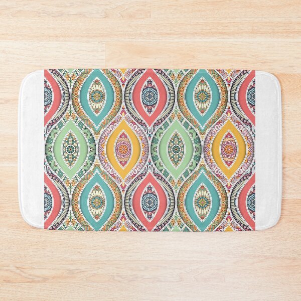 Item preview, ETHNIC COLORFUL DIEWALI PATRÓN Cojín y falda designed and sold by SoulWriter.