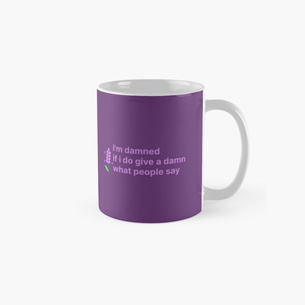 Set of 3 Lyric Lavender Coffee Mugs