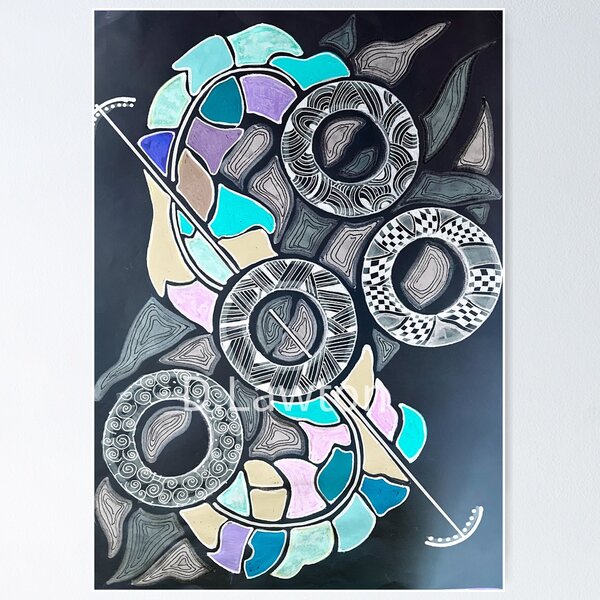 Item preview, Shapes and circles designed and sold by Dimakesthings.