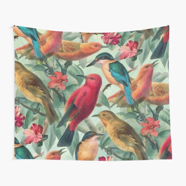 Item preview, Birds in a summer garden designed and sold by CatyArte.