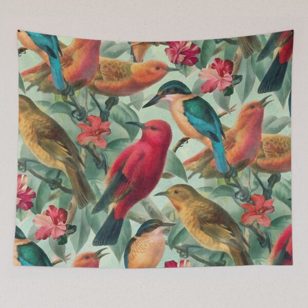 Item preview, Birds in a summer garden designed and sold by CatyArte.