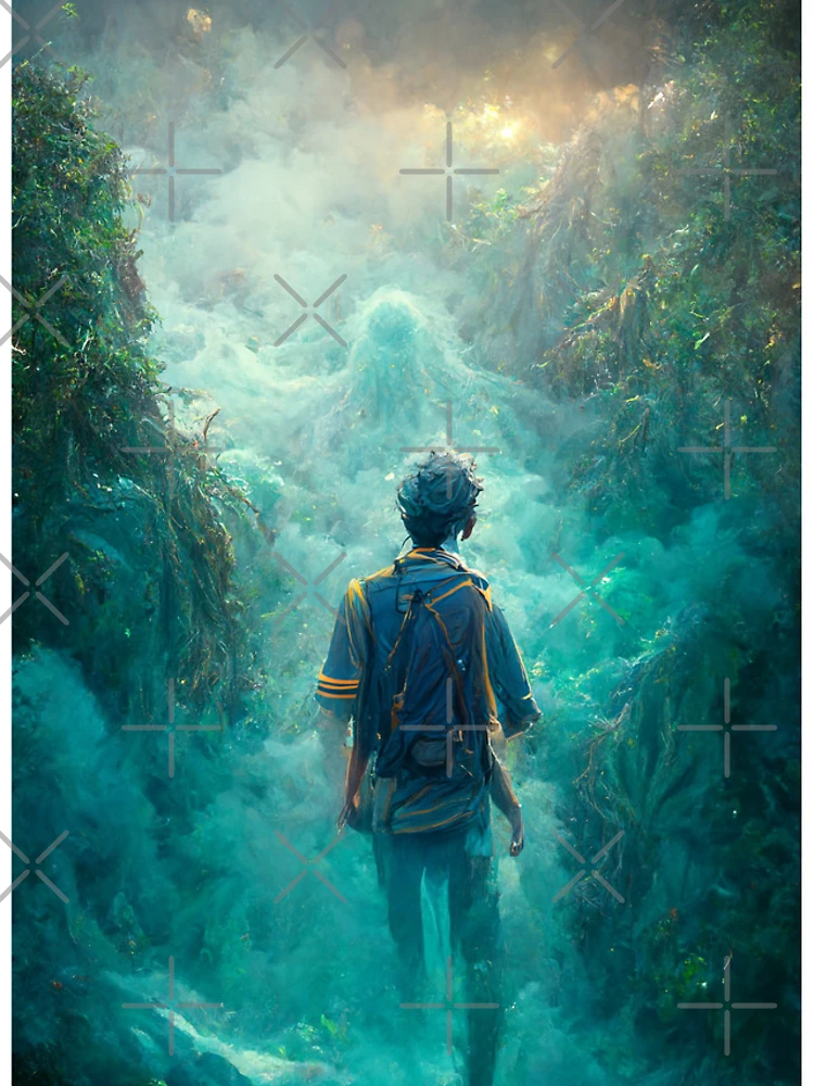 Percy Jackson, full body, magical ,mist, fantasy sea background iPhone Case  for Sale by zoro92