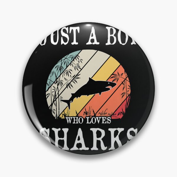 Item preview, Just a boy who loves sharks premium designed and sold by MarkMille76.
