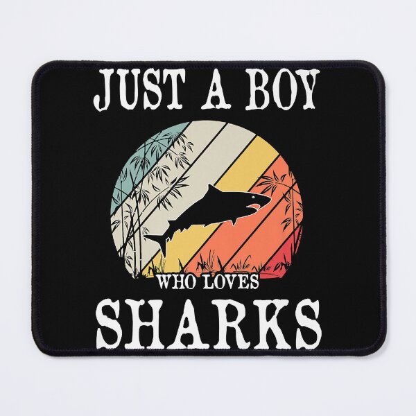 Item preview, Just a boy who loves sharks premium designed and sold by MarkMille76.
