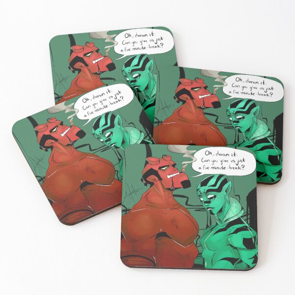 Item preview, Hellboy & Abe designed and sold by Crashing-Blue.