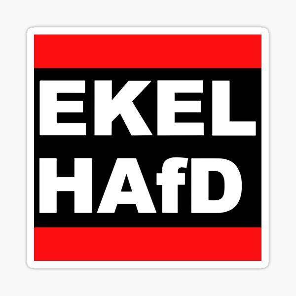 Sticker Afd Redbubble