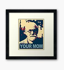 Deine Mutter - Sigmund Freud Gerahmtes Wandbild
