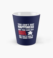 Taza cónica No puedes comprar felicidad pero puedes comprar juegos de mesa