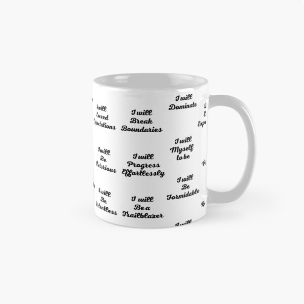 Item preview, I WILL affirmation  stickers and t-shirt  designed and sold by Pugnaciousprint.