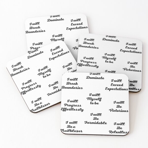 Item preview, I WILL affirmation  stickers and t-shirt  designed and sold by Pugnaciousprint.