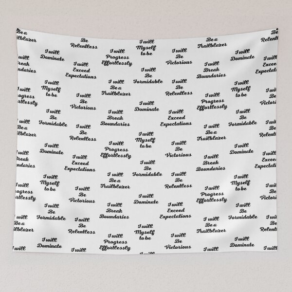 Item preview, I WILL affirmation  stickers and t-shirt  designed and sold by Pugnaciousprint.