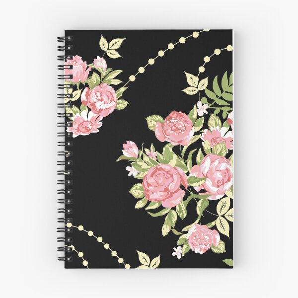 Item preview, Vintage Black and Pink Floral designed and sold by Grafixmom.