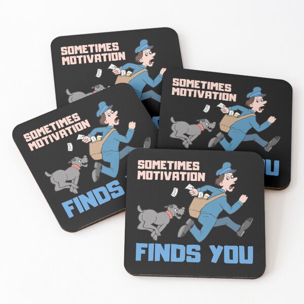 Item preview, Sometimes Motivation Finds You Funny Motivational Gifts  designed and sold by nquestiaa.