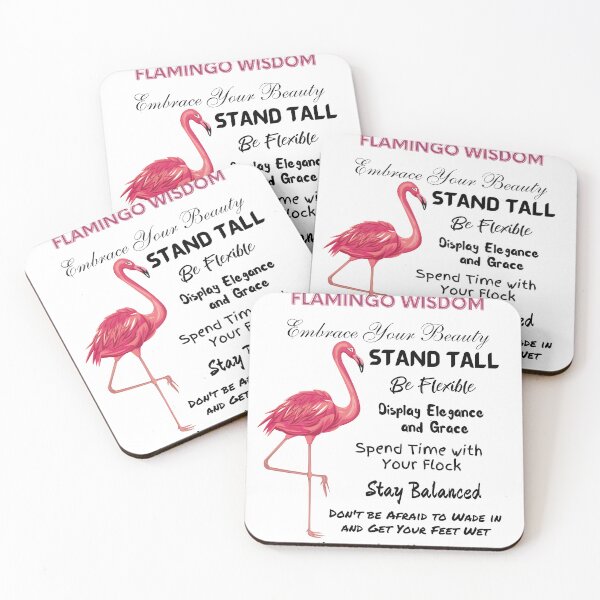 Item preview, Flamingo Wisdom designed and sold by BeeGeesDesigns.