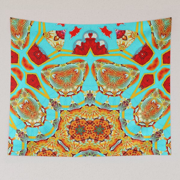 Item preview, HARMONIOUS COCKTAIL OF ARUBA SHELLFISH - UNFORGETTABLE ARUBA CHRISTMAS SOUVENIRS - ARUBAN PARADISE ISLAND ABSTRACT GEOMETRIC PAINTING - ARUBAN ABSTRACT FLAG INSPIRATION - ARUBA ONE HAPPY ISLAND. designed and sold by Ralek.