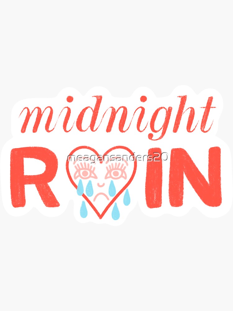 Midnight Rain Taylor Swift Sticker  Taylor Swift Vinyl Stickers –  handsomeprintsdesign