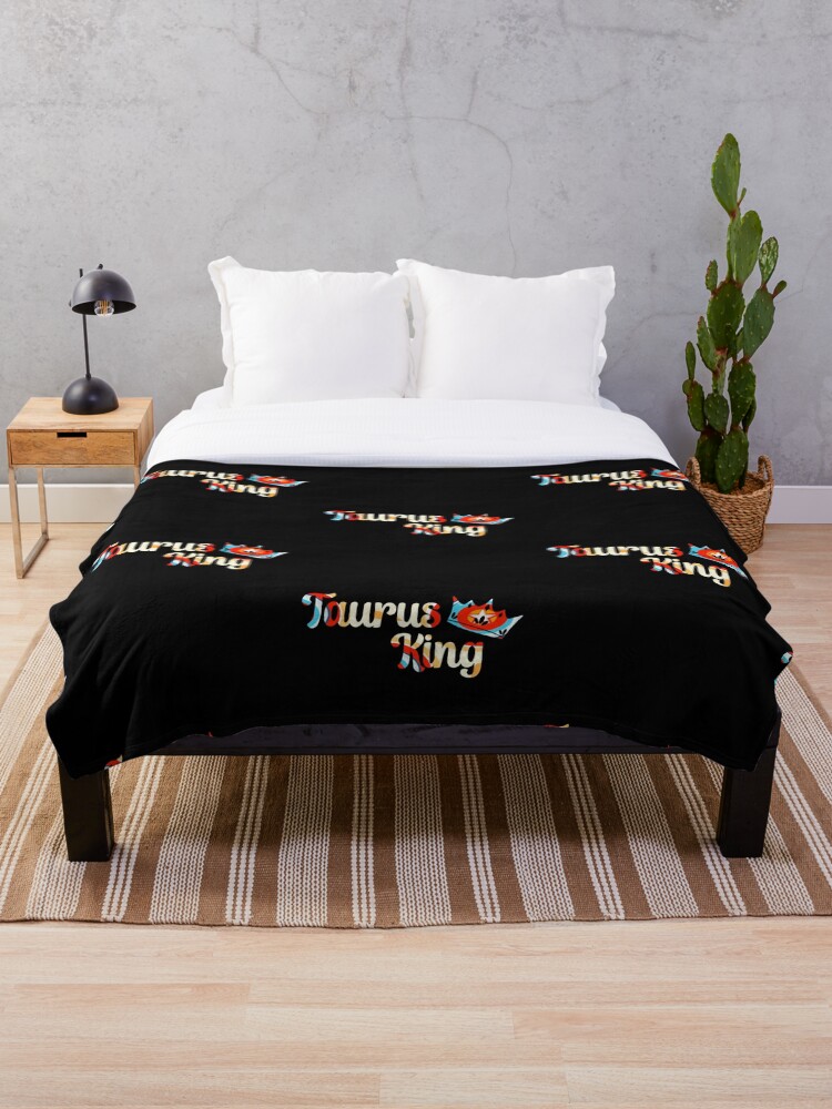 Thumbnail 1 of 6, Throw Blanket, Taurus King designed and sold by MyStarSign.