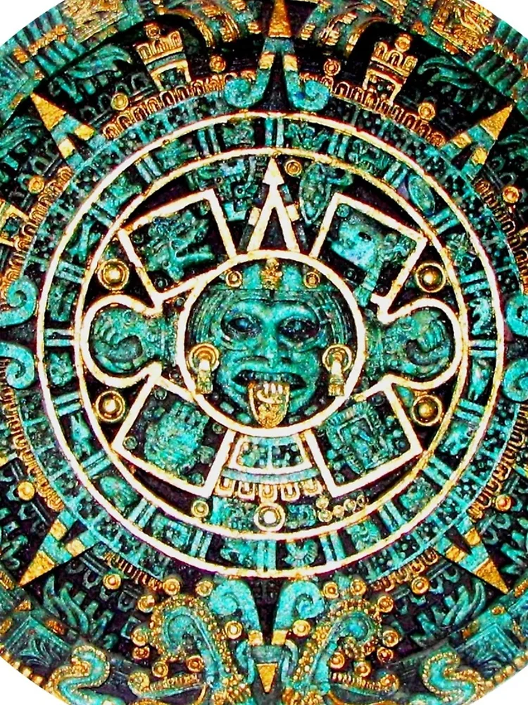 Thumbnail 4 of 4, iPhone Case, Aztec Calendar designed and sold by WindsofJupiter.
