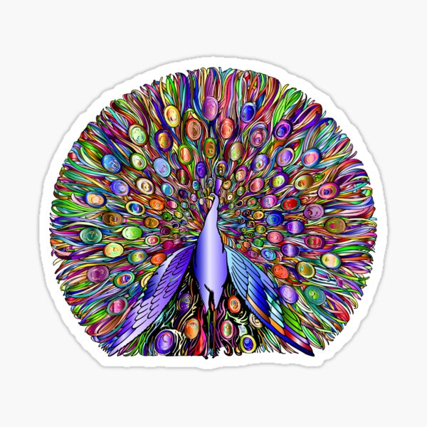 Item preview, Peacock, abstract designed and sold by zeljana0504.