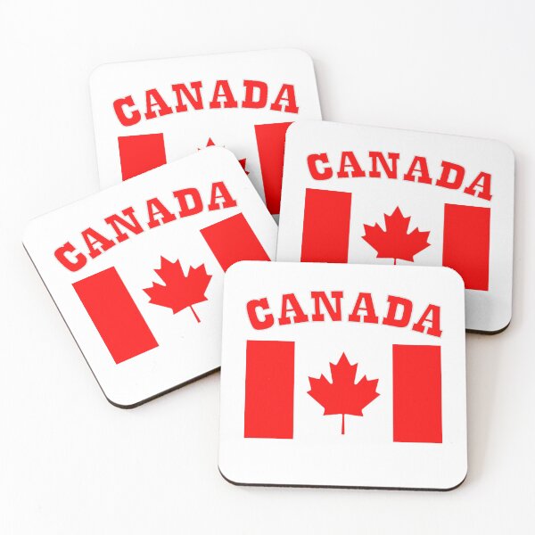 Item preview, 1980s Patriotic I Am Canadian Maple leaf Canada Flag designed and sold by LEILA ART SPACE.