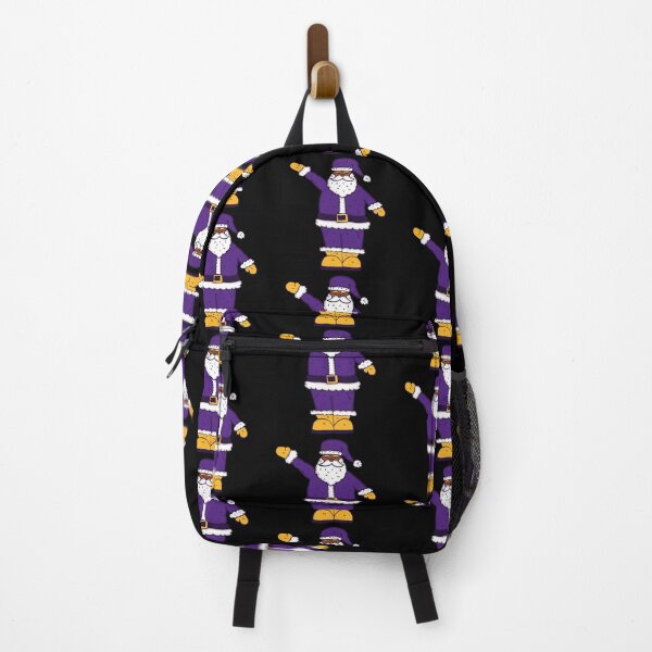 Item preview, purple yellow christmas black santa claus designed and sold by Gossip Rag.