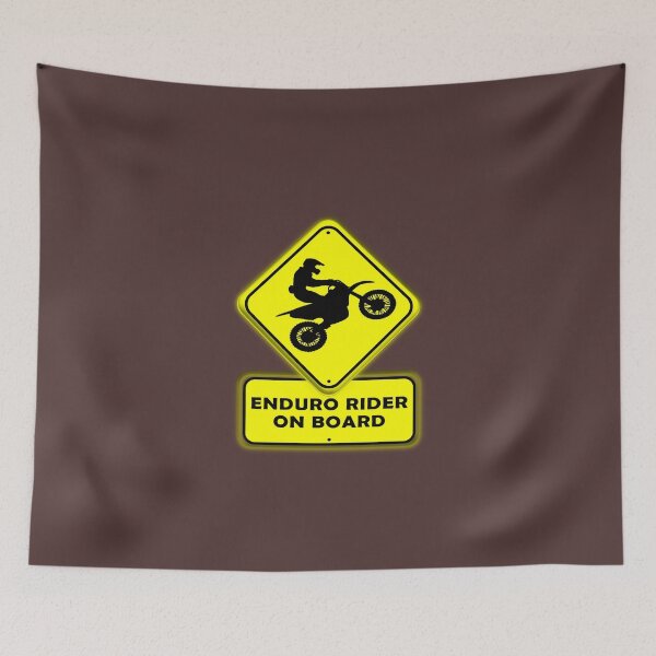 Item preview, ENDURO RIDER ON BOARD designed and sold by edelwdavid.