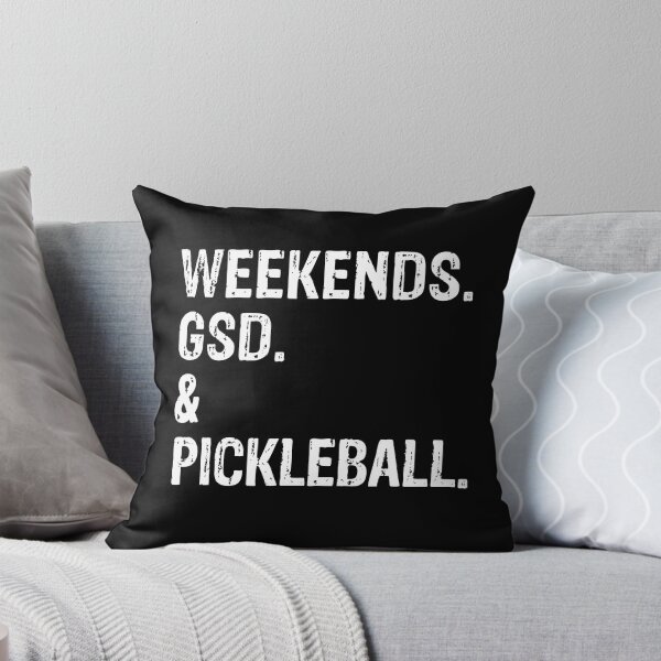 Item preview, Weekends GSD and Pickleball - Funny German Shepherd Gift  designed and sold by Guarddogdrive.