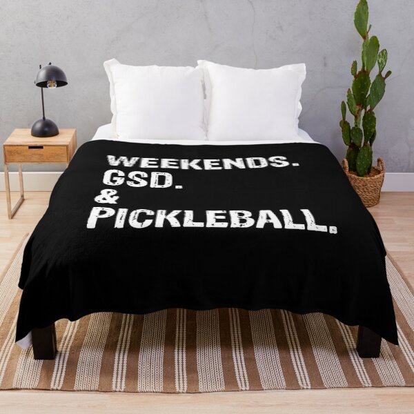 Item preview, Weekends GSD and Pickleball - Funny German Shepherd Gift  designed and sold by Guarddogdrive.