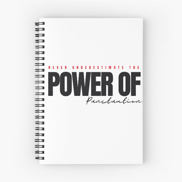 Item preview, Never Underestimate the power of punctuation designed and sold by Oreo2020 Creations.
