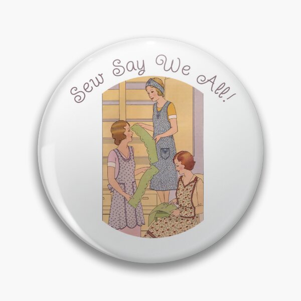 Item preview, Sew Say We All - Sewing Humor - Sewing Room Decor designed and sold by SSustainable.