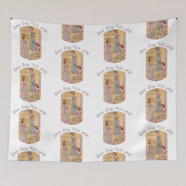Item preview, Sew Say We All - Sewing Humor - Sewing Room Decor designed and sold by SSustainable.