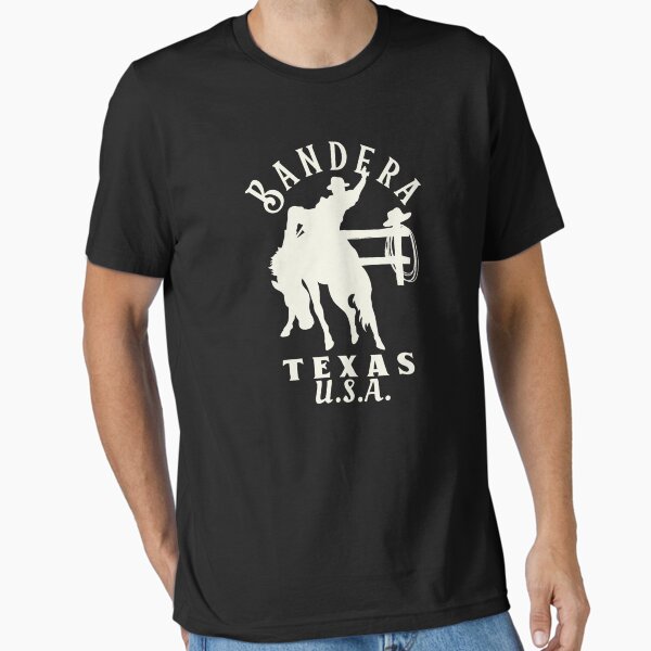 Artikel-Vorschau von Weißer Bandera Texas Rodeo-Reiter, designt und verkauft von WesternLocales.